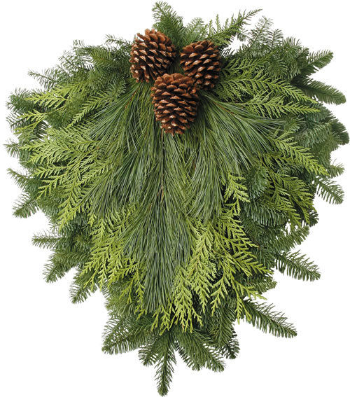 Traditional Door Swag